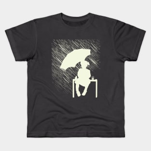 Moment. Under the rain. Childhood Kids T-Shirt